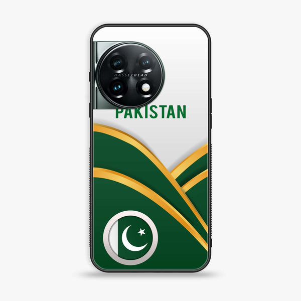 OnePlus 11R  - Pakistani Flag Series - Premium Printed Glass soft Bumper shock Proof Case