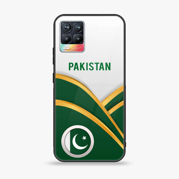 Realme 8 - Pakistani Flag Series - Premium Printed Glass soft Bumper shock Proof Case