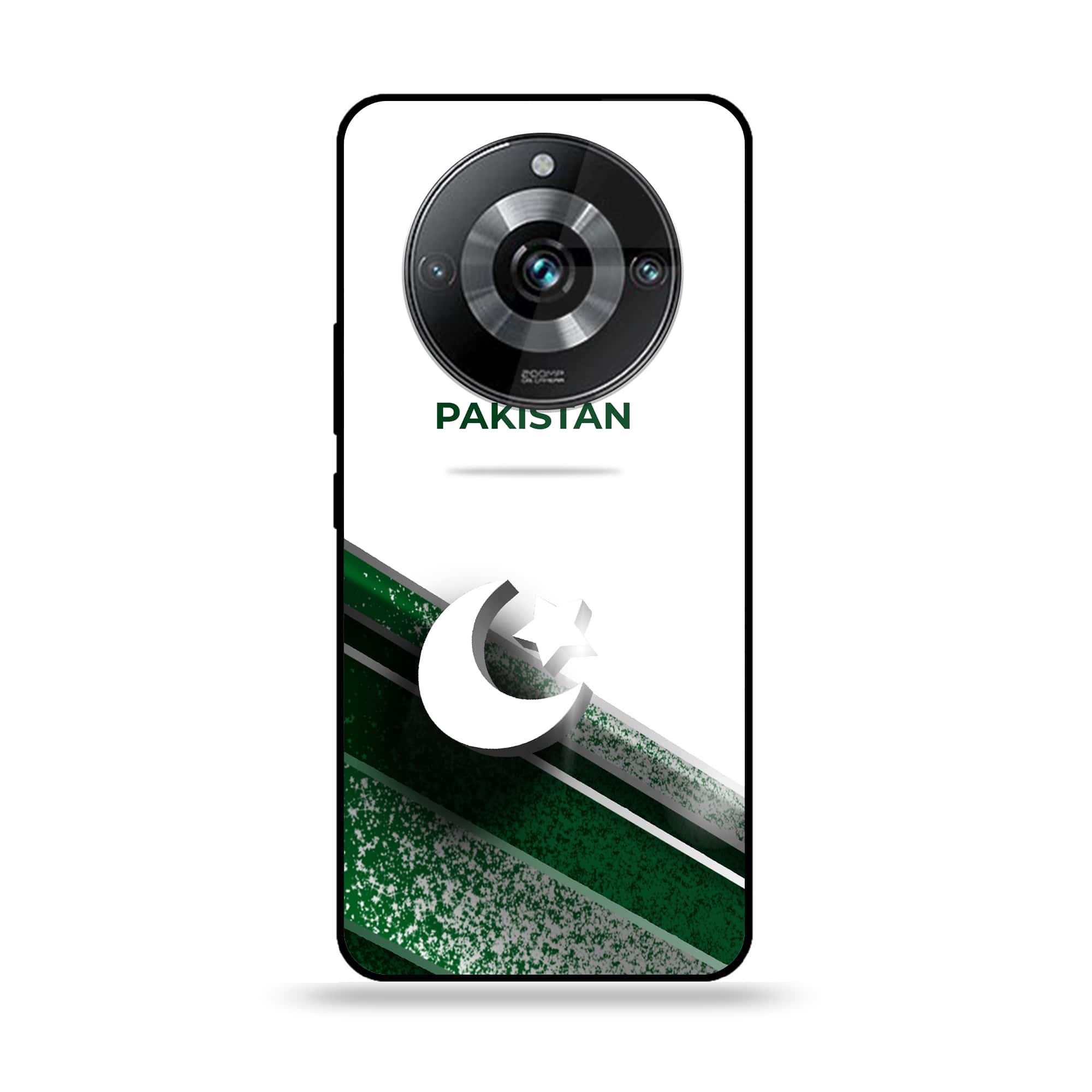 Realme 11 Pro Plus - Pakistani Flag Series - Premium Printed Glass soft Bumper shock Proof Case