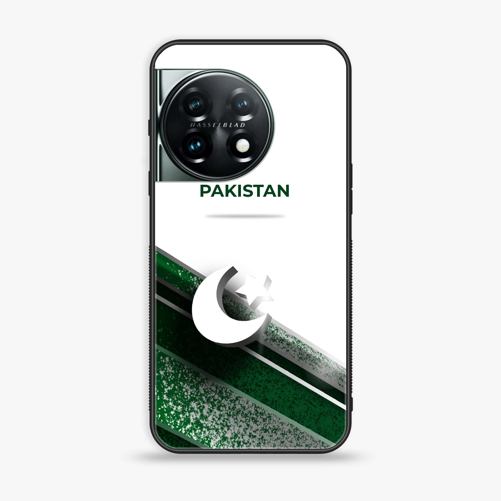 OnePlus 11 5G - Pakistani Flag Series - Premium Printed Glass soft Bumper shock Proof Case