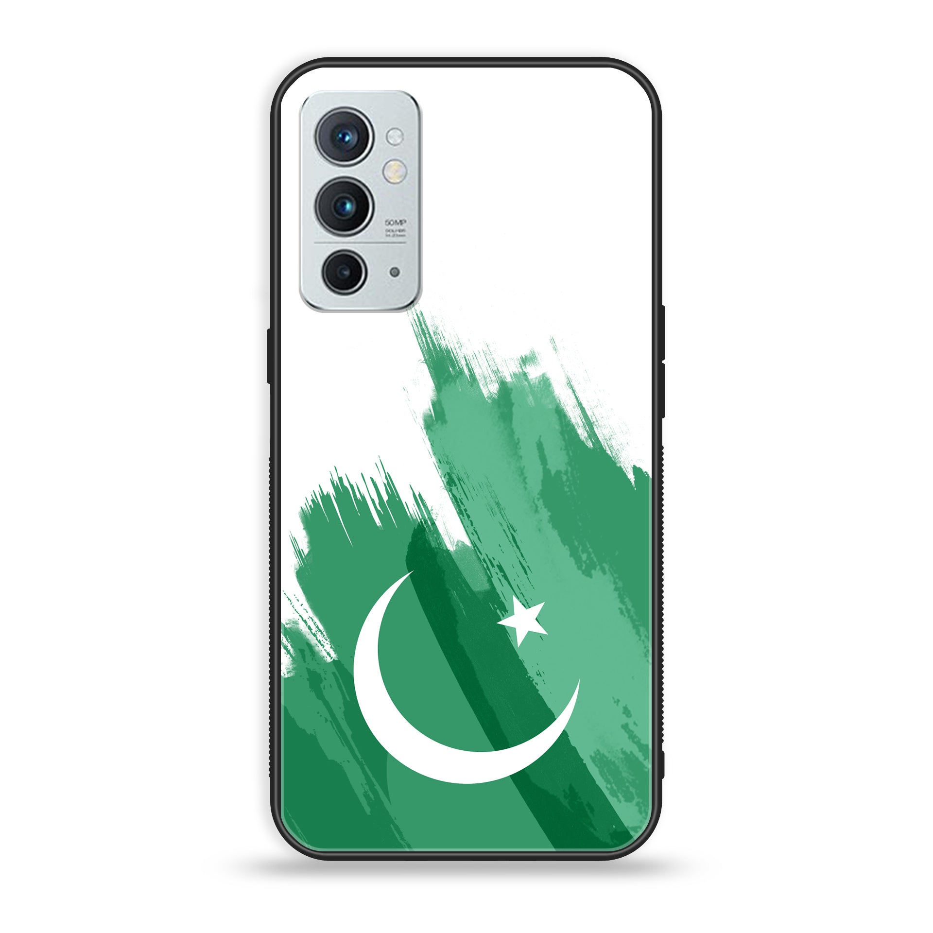 OnePlus 9RT 5G - Pakistani Flag Series - Premium Printed Glass soft Bumper shock Proof Case