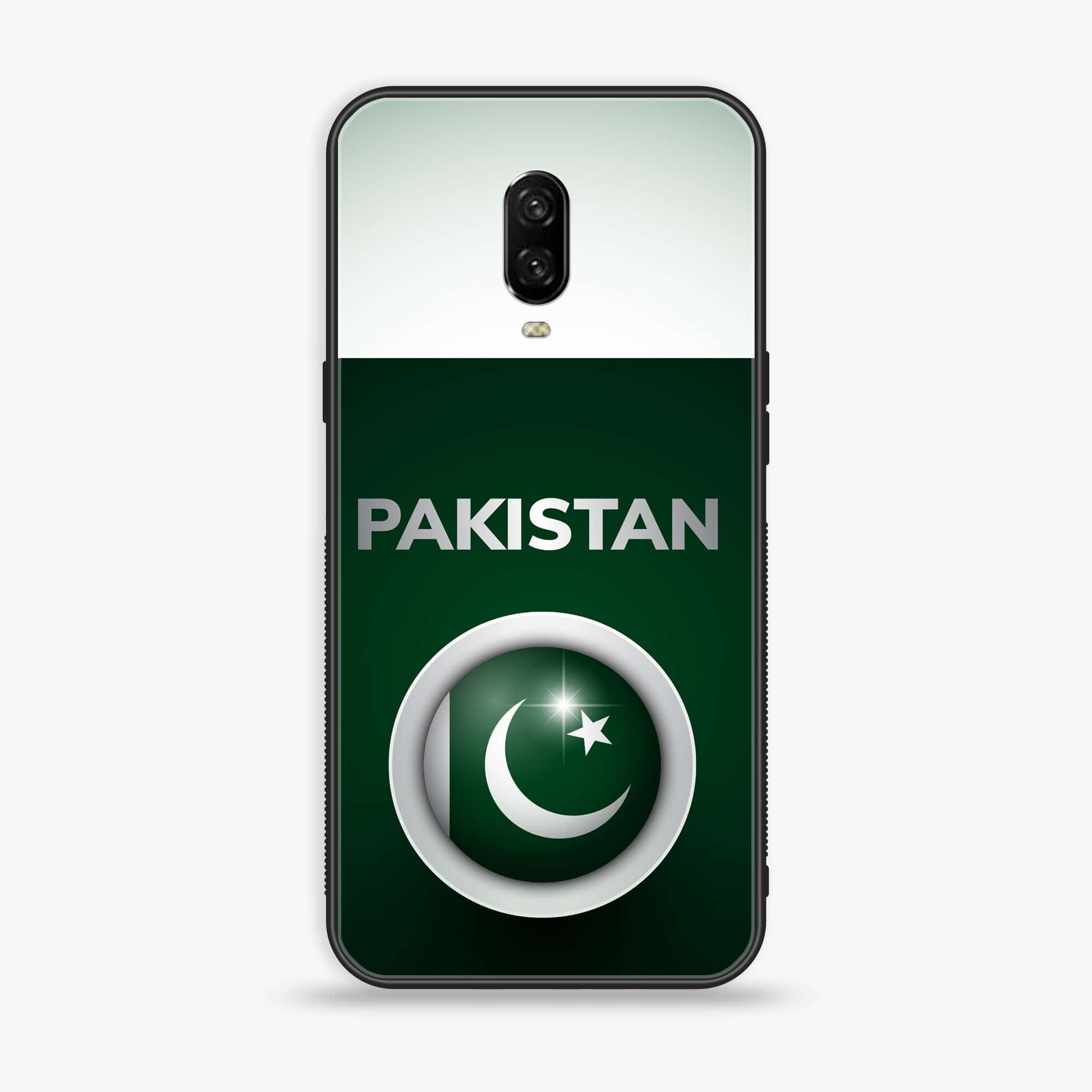 OnePlus 6T - Pakistani Flag Series - Premium Printed Glass soft Bumper shock Proof Case