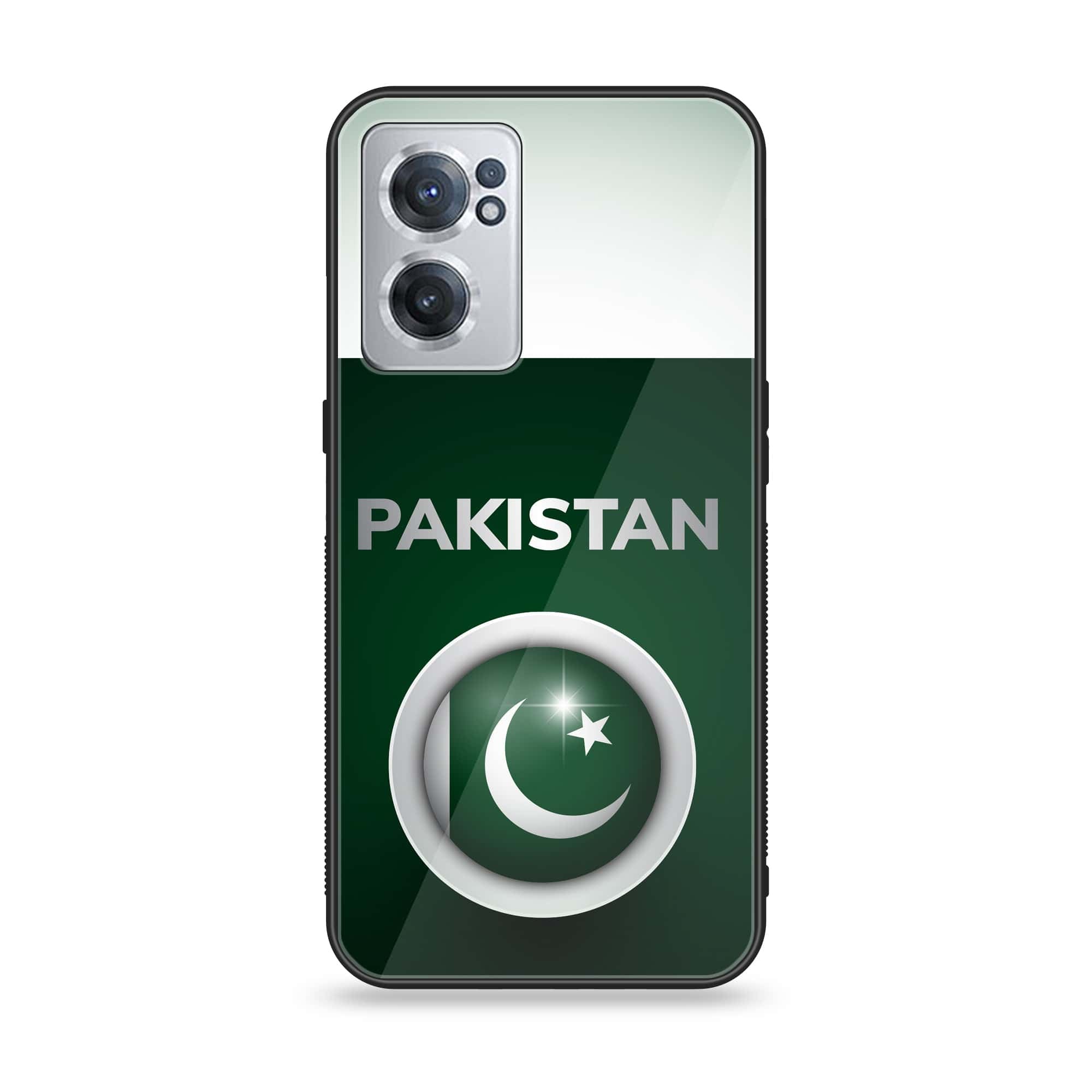 OnePlus Nord CE 2 5G - Pakistani Flag Series - Premium Printed Glass soft Bumper shock Proof Case