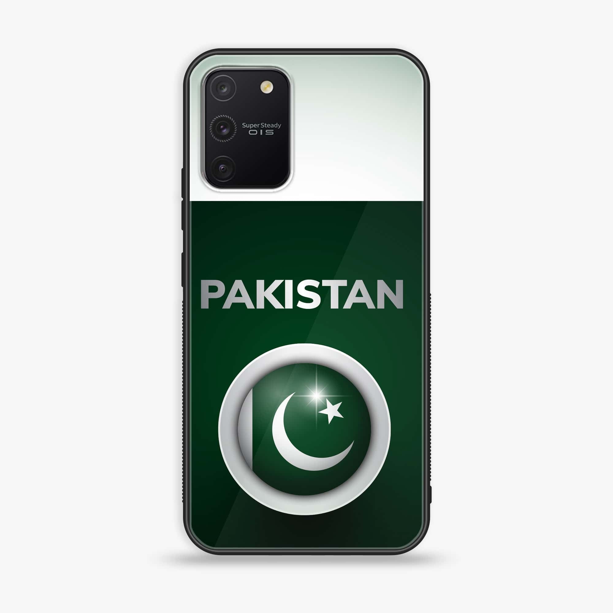 Galaxy S10 Lite - Pakistani Flag Series - Premium Printed Glass soft Bumper shock Proof Case
