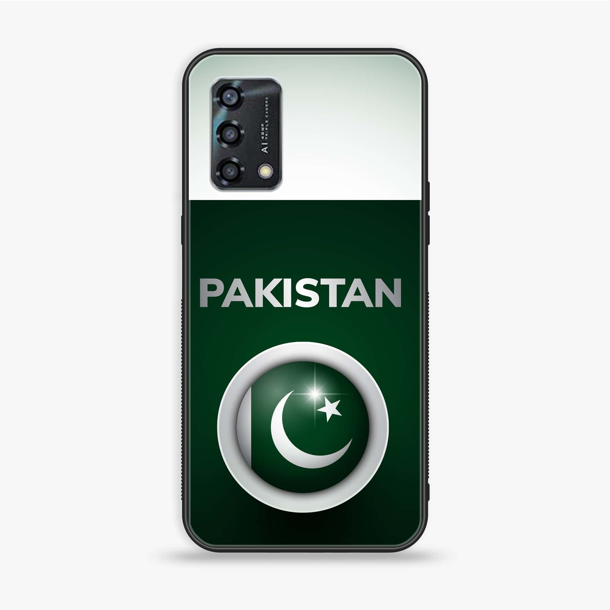 Oppo Reno 6 Lite - Pakistani Flag Series - Premium Printed Glass soft Bumper shock Proof Case