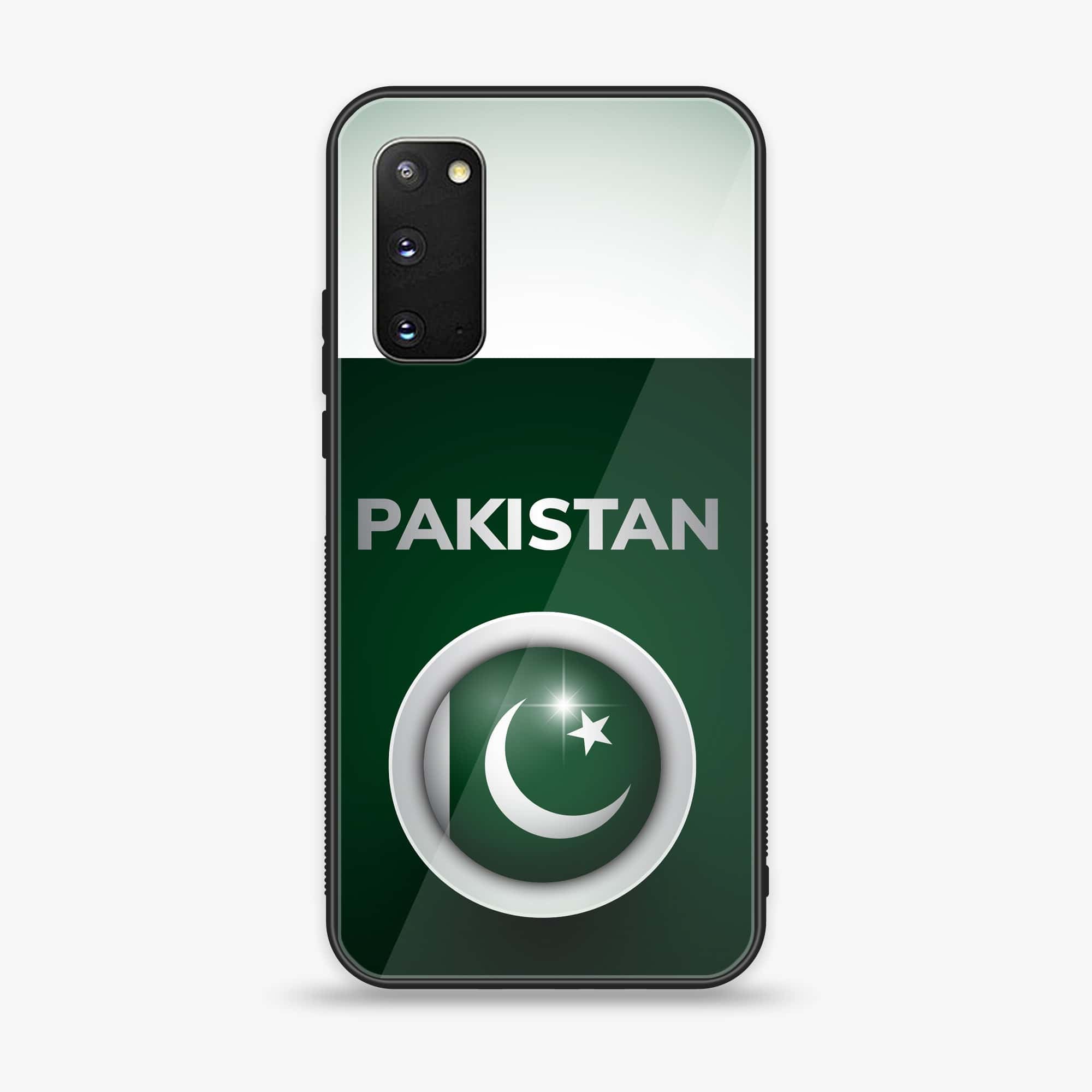 Samsung Galaxy A03s - Pakistani Flag Series - Premium Printed Glass soft Bumper shock Proof Case