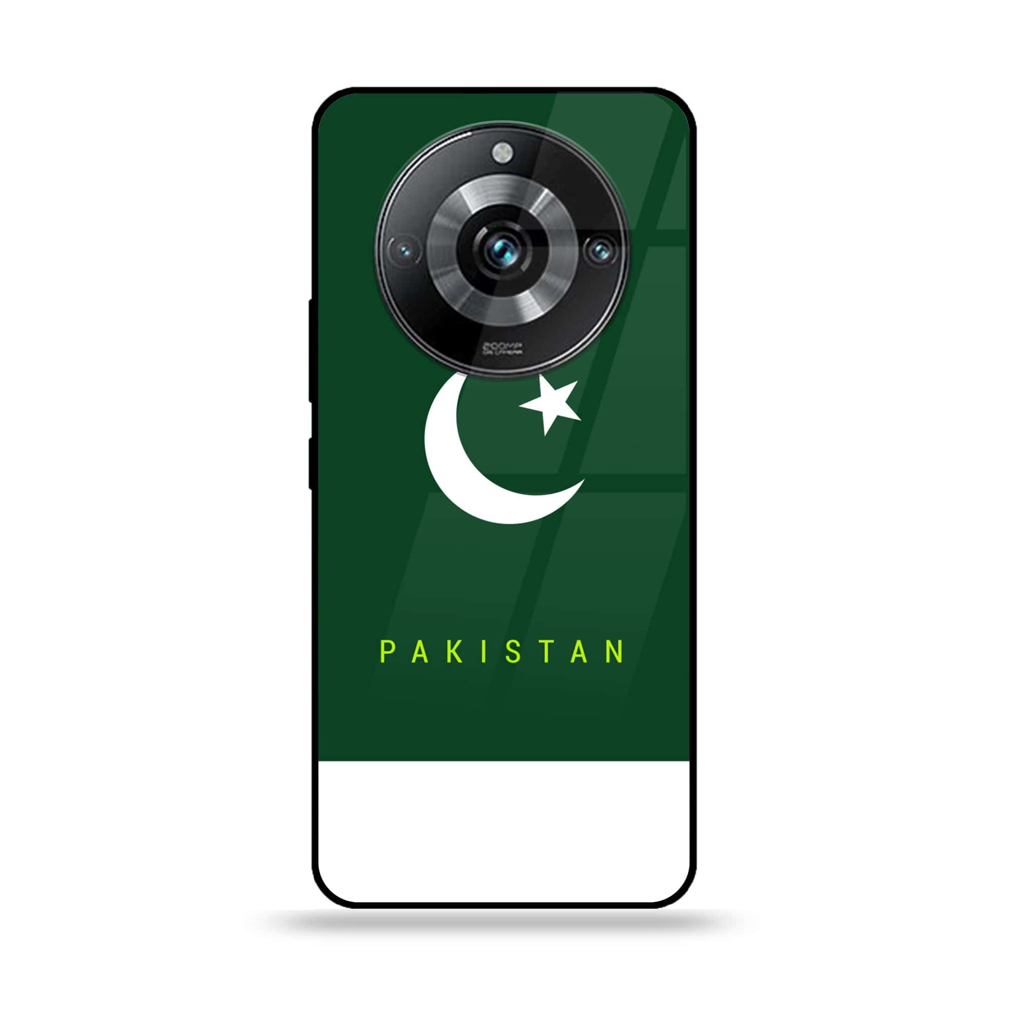 Realme 11 Pro Plus - Pakistani Flag Series - Premium Printed Glass soft Bumper shock Proof Case
