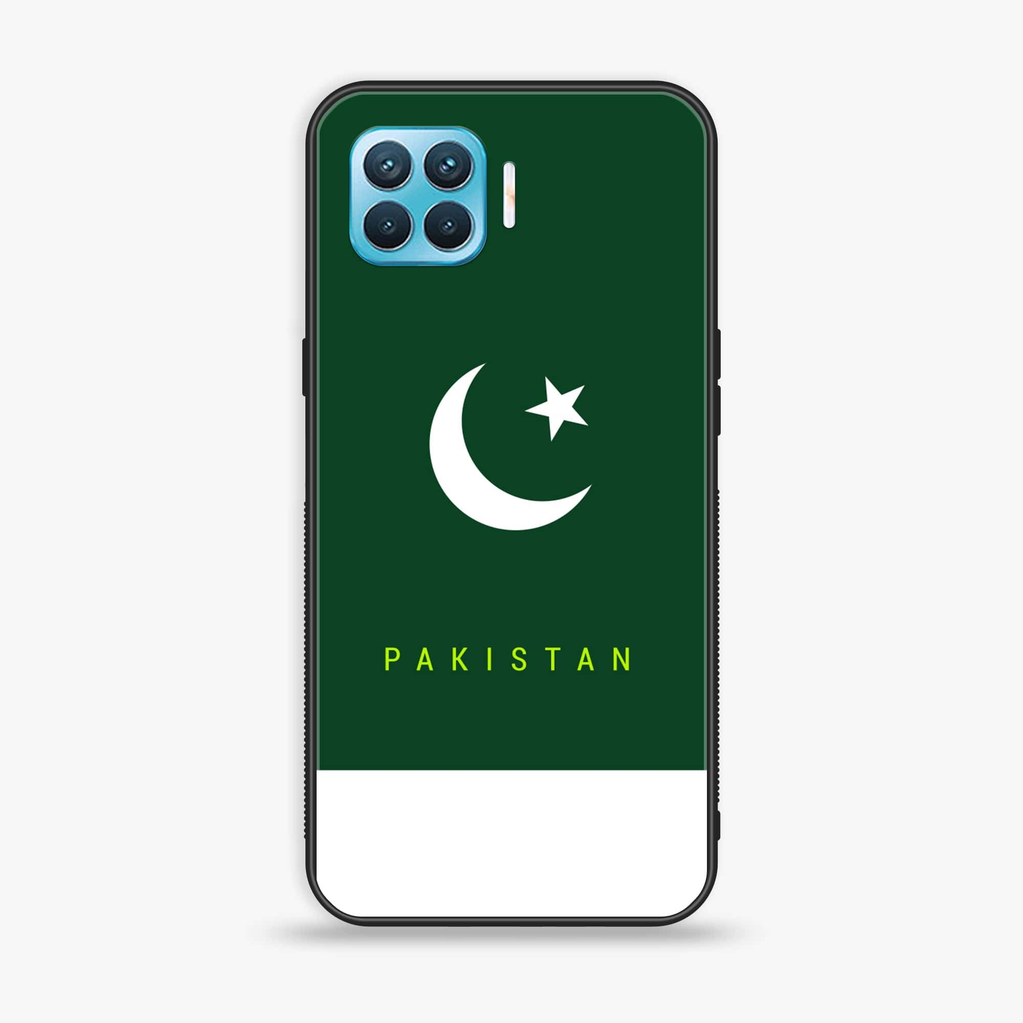 Oppo A93 4G - Pakistani Flag Series - Premium Printed Glass soft Bumper shock Proof Case