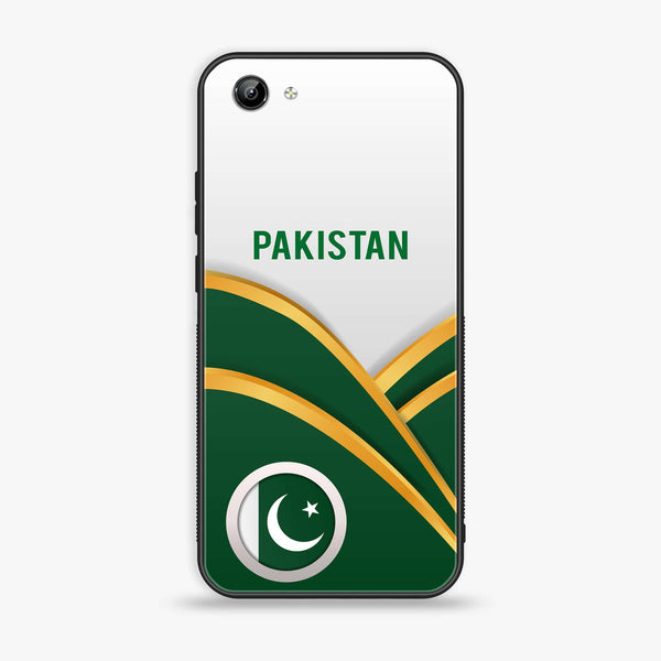 Vivo Y71 - Pakistani Flag Series - Premium Printed Glass soft Bumper shock Proof Case