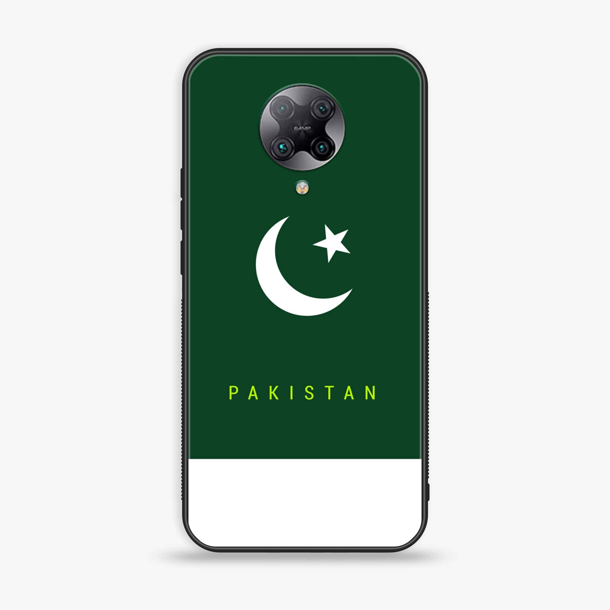Xiaomi Poco F2 Pro - Pakistani Flag Series - Premium Printed Glass soft Bumper shock Proof Case