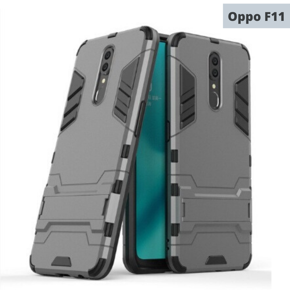 Oppo Reno 5 iron man cover Hybrid triple protection shock proof with kickstand