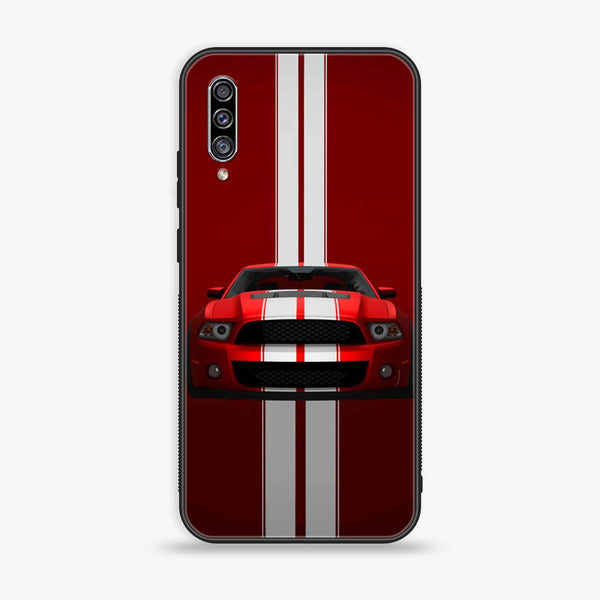 Samsung Galaxy A30s - Red Mustang - Premium Printed Glass Case