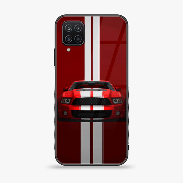Samsung Galaxy A12 Nacho - Red Mustang - Premium Printed Glass Case