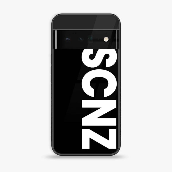 Google Pixel 6 - SCNZ - Premium Printed Glass soft Bumper Shock Proof Case