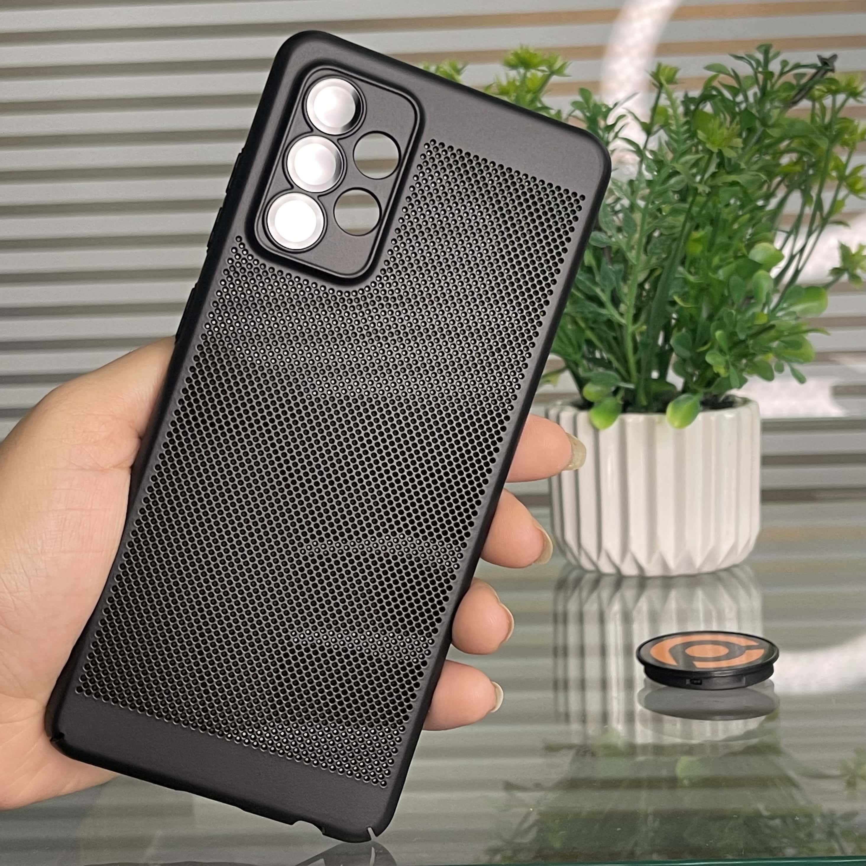 Samsung Galaxy A73 Cooling Case with Built-in Camera lens Glass