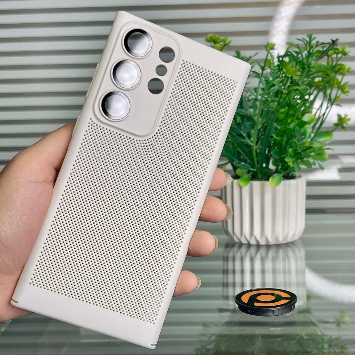 Galaxy S22 Ultra Cooling Case with Camera lens Glass Buy in Pakistan