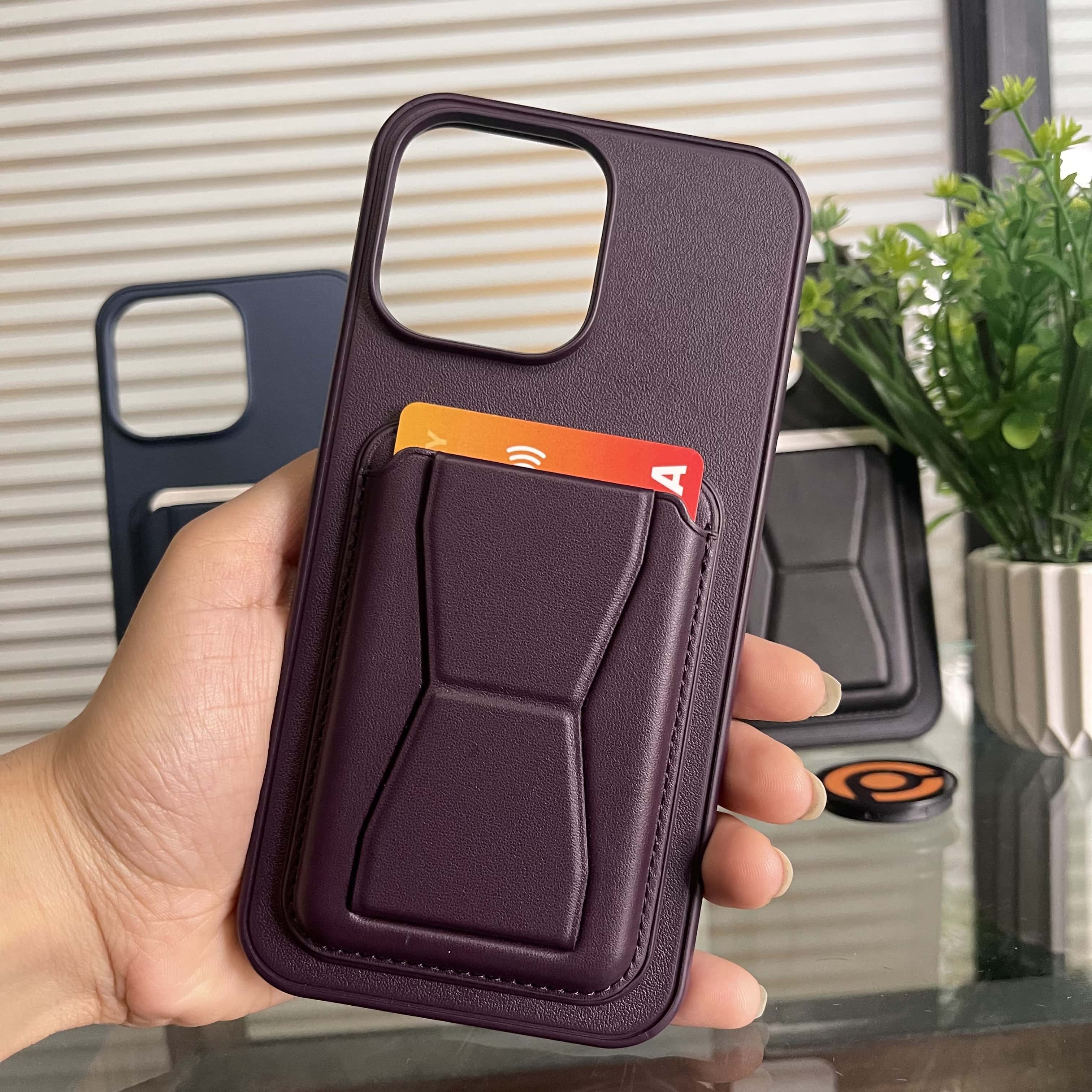 iPhone 11 Pro RockGuard Branded Leather Wallet Case with Stand Function