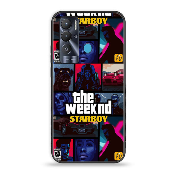 Tecno Pova Neo - The Weeknd Star Boy - Premium Printed Glass soft Bumper Shock Proof Case