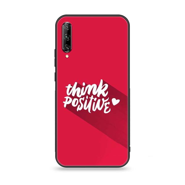 Huawei Y9s - Think Positive Design - Premium Printed Glass soft Bumper shock Proof Case