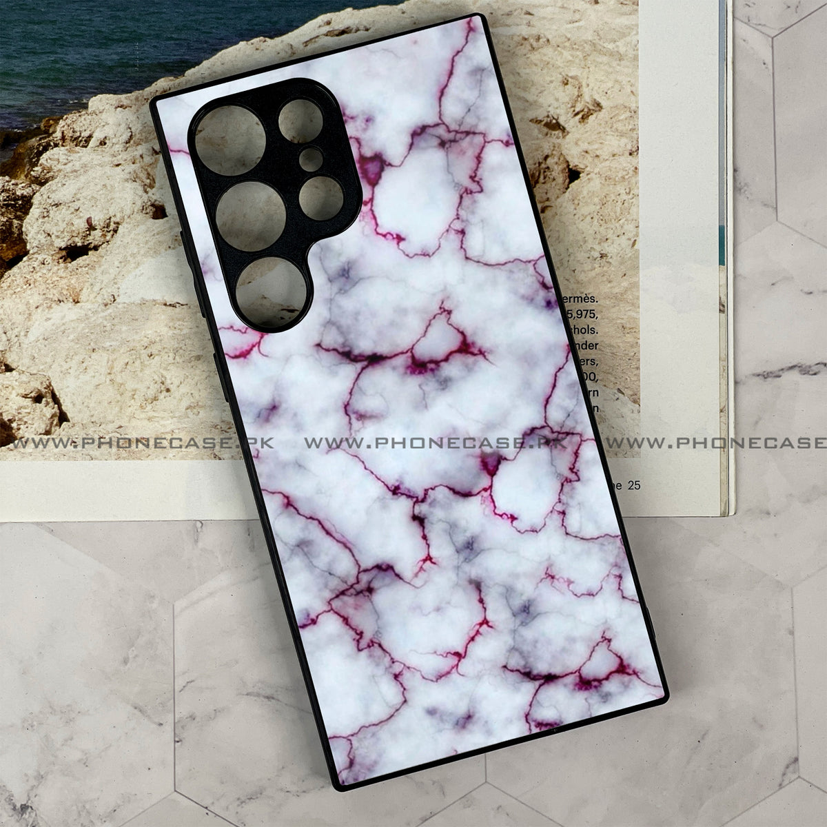 Marble Tempered Glass Case For Samsung Galaxy S22 Ultra S21 Plus S22 Plus S21