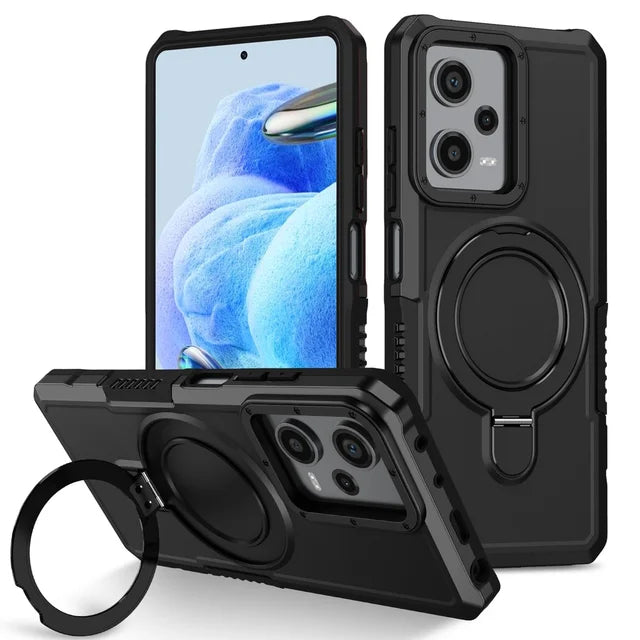 Vivo Y22 Falcrum Military-Grade Protection Armor Case with Metal Ring