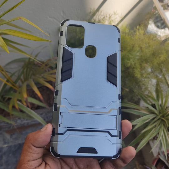 Galaxy M31 Hybrid TPU+PC Iron Man Armor Shield Case