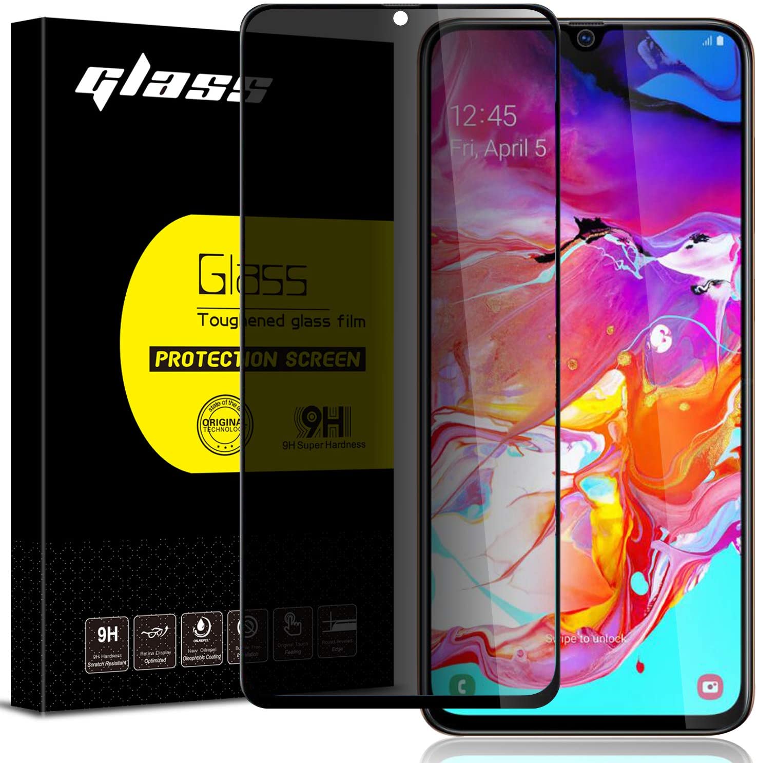 Galaxy A34 Privacy Anti-Spy Tempered Glass Screen Protector