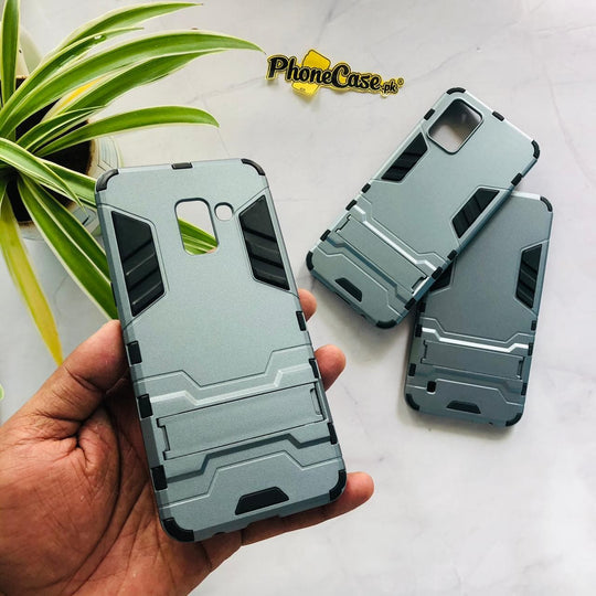 Galaxy A8 2018 Hybrid TPU+PC Iron Man Armor Shield Case