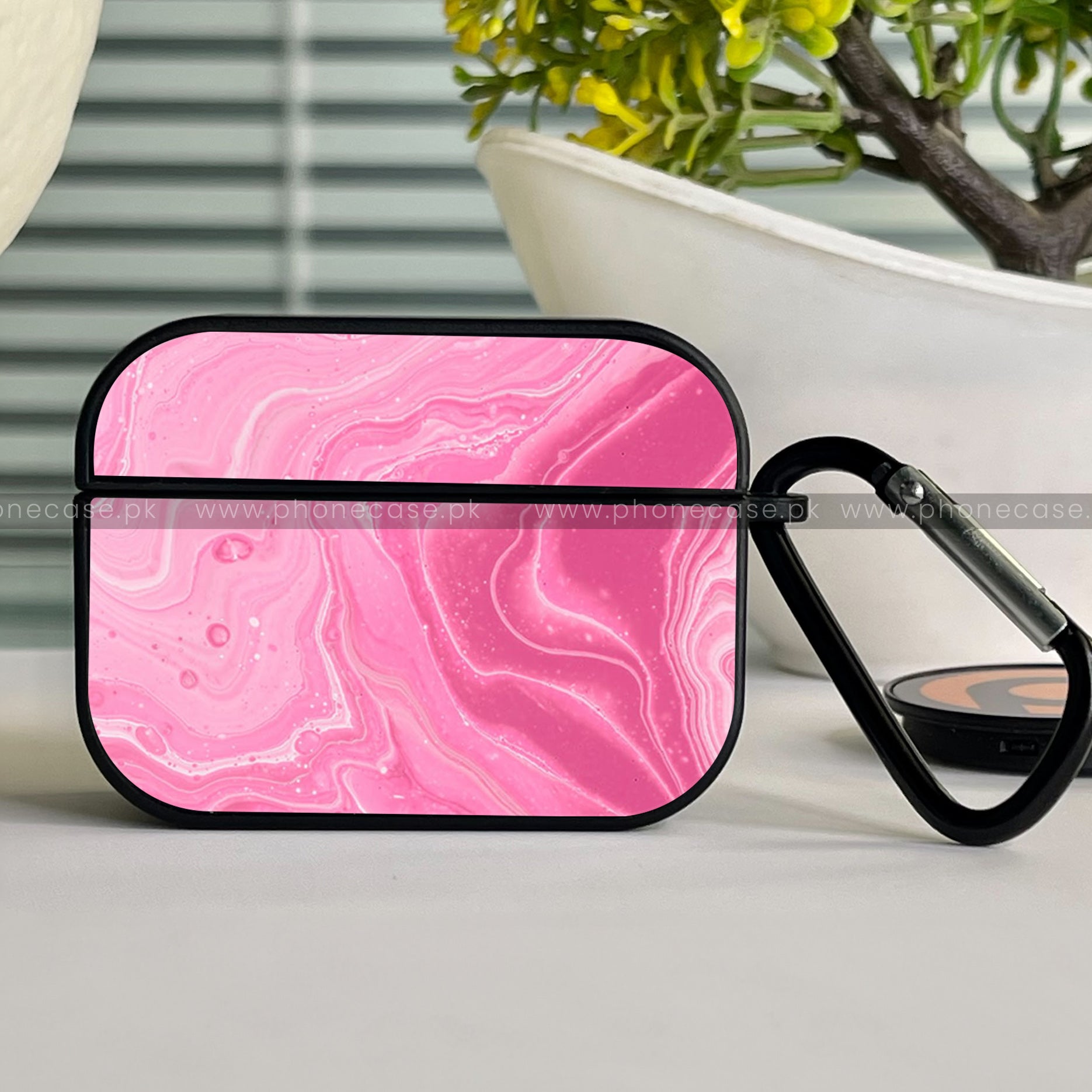 Apple Airpods 3 (3rd Generation) Case - Pink Marble Series - Front Back Premium Print