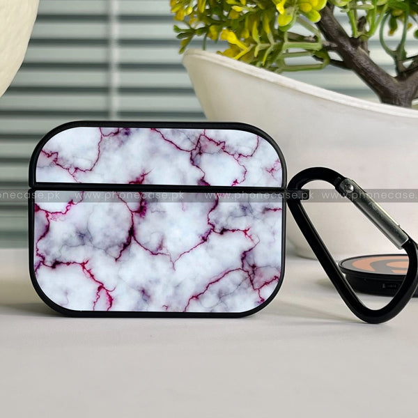 Apple Airpods 3 (3rd Generation) Case - White Marble Series - Front Back Premium Print