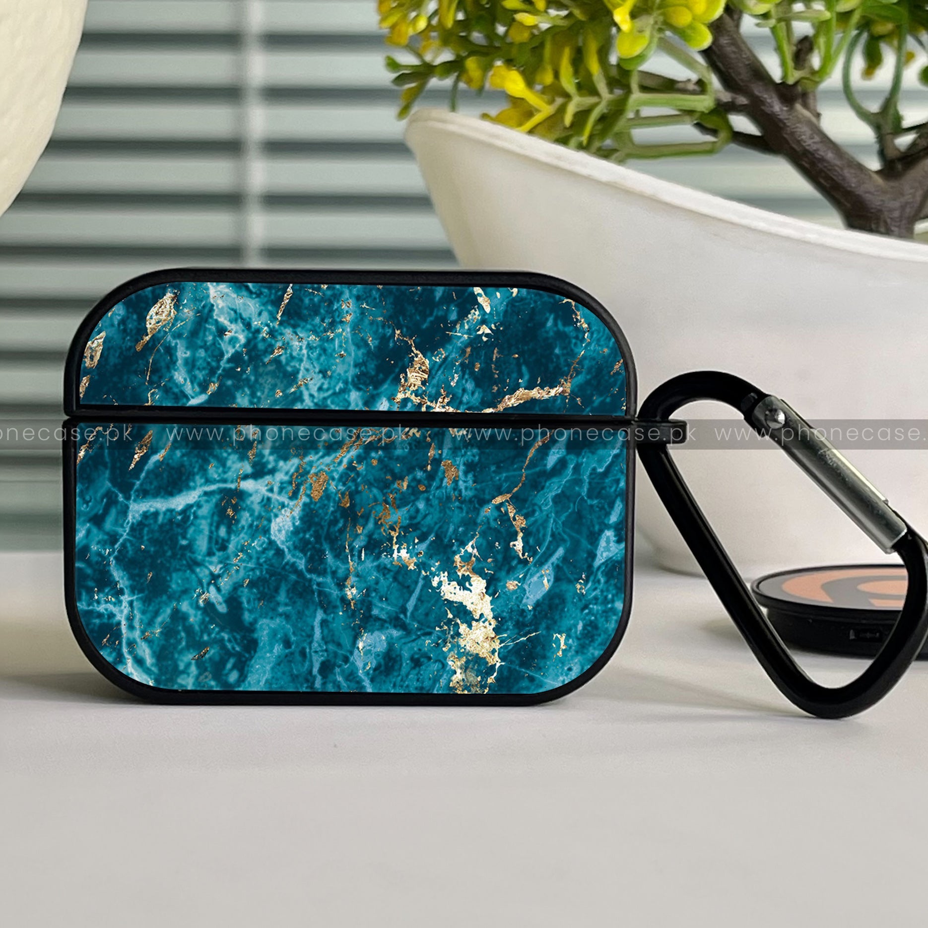 Apple Airpods 3 (3rd Generation) Case - Blue Marble Series V 2.0 - Front Back Premium Print