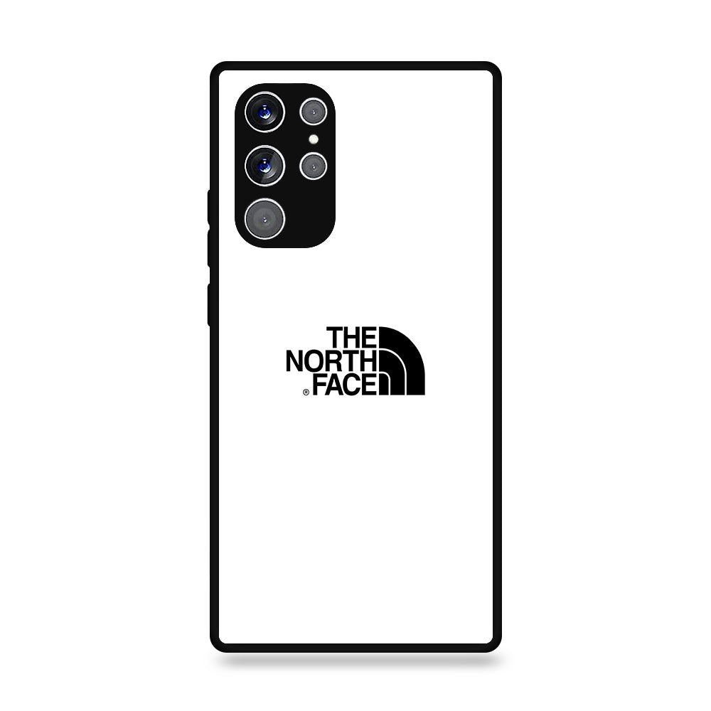 Samsung Galaxy S24 Ultra - The North Face Series - Premium Printed Glass soft Bumper shock Proof Case