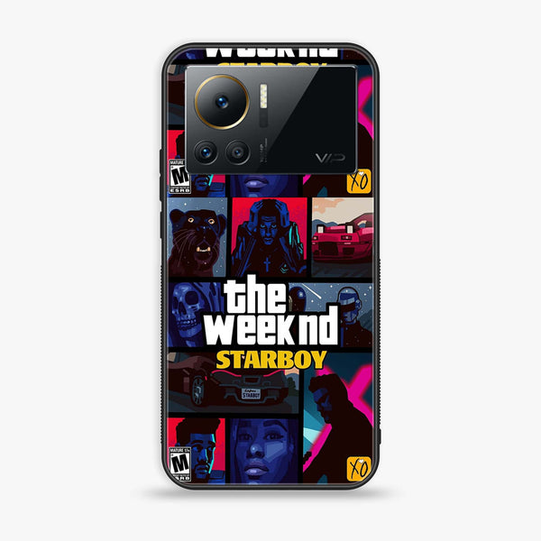 Infinix Note 12 VIP - The Weeknd Star Boy - Premium Printed Glass soft Bumper Shock Proof Case
