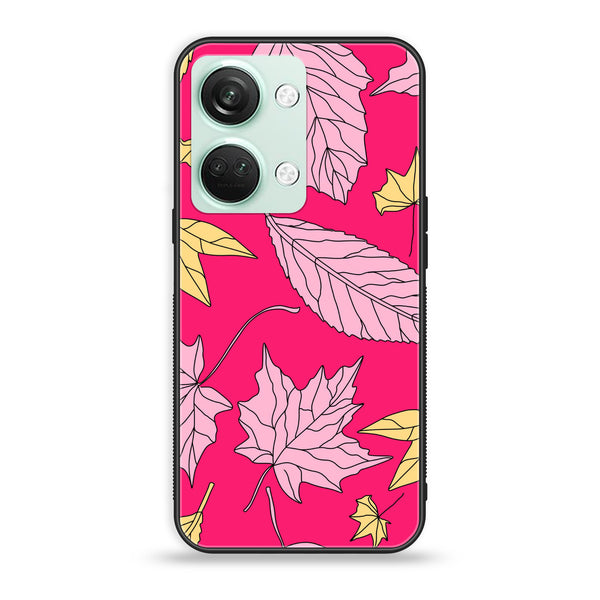 OnePlus Nord 3 5G - Floral Series Design 6 - Premium Printed Glass soft Bumper shock Proof Case