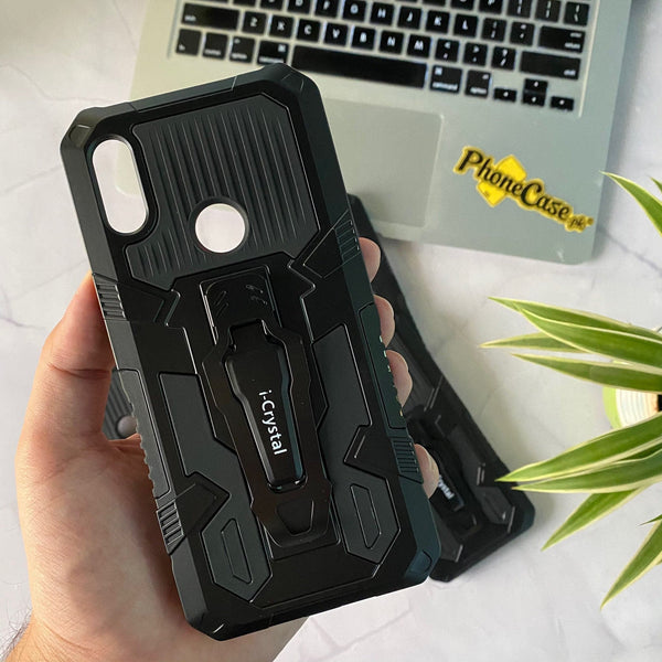Redmi Note 7 iCrystal Branded Military Army Grade Hybrid shock Proof Case