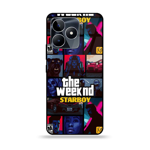 Realme C53 - The Weeknd Star Boy - Premium Printed Glass soft Bumper Shock Proof Case