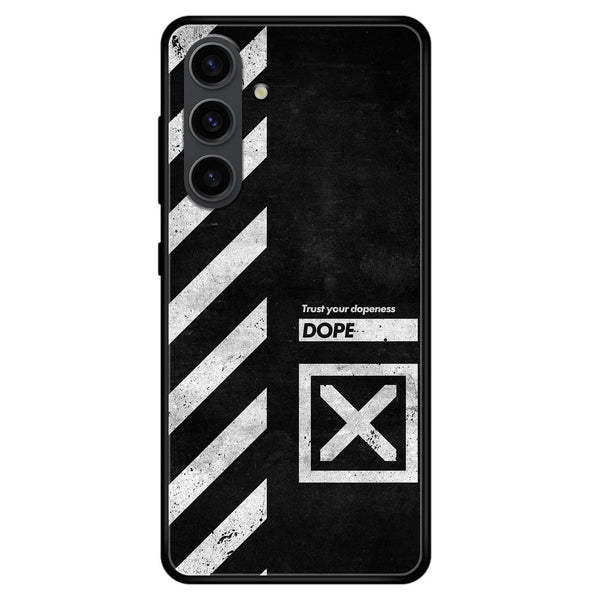 Samsung Galaxy S23 FE - Trust Your Dopeness - Premium Printed Glass soft Bumper Shock Proof Case