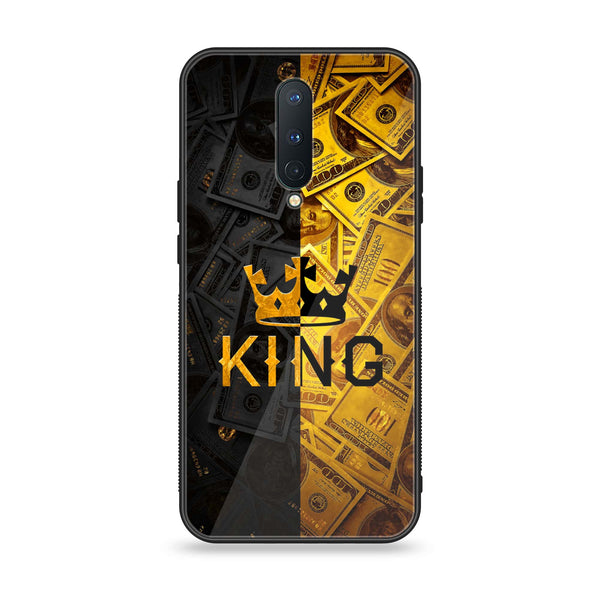 OnePlus 8 - King Design 9 - Premium Printed Glass soft Bumper Shock Proof Case