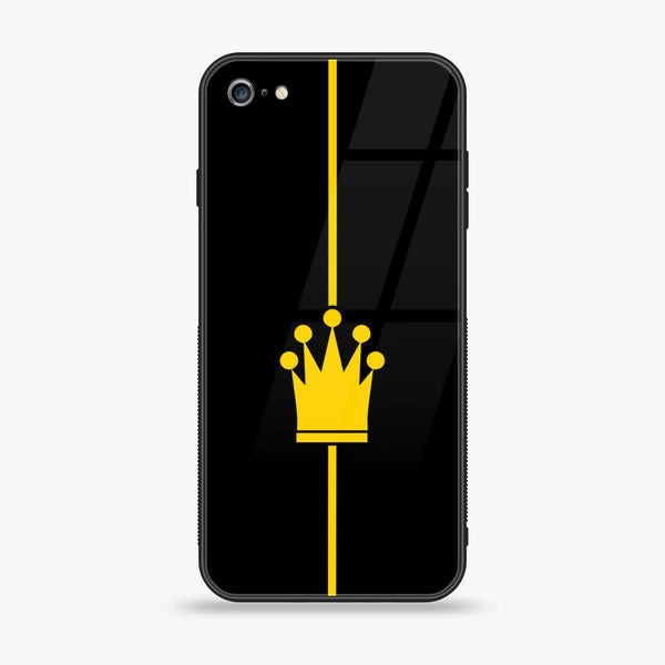 iPhone 6 Plus - King Design 1 - Premium Printed Glass soft Bumper shock Proof Case