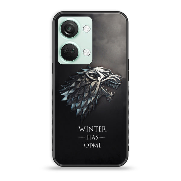 OnePlus Nord 3 5G - Winter Has Come GOT - Premium Printed Glass soft Bumper shock Proof Case