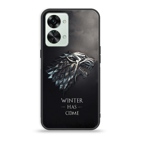 OnePlus Nord 2T 5G - Winter Has Come GOT - Premium Printed Glass soft Bumper Shock Proof Case