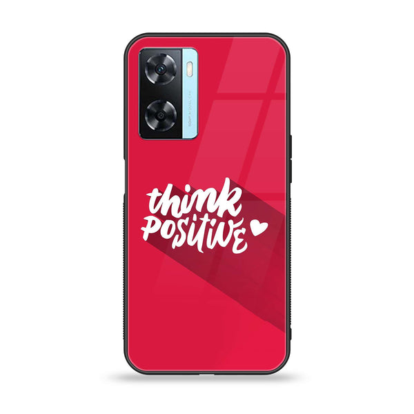 OnePlus Nord N20 SE - Think Positive Design - Premium Printed Glass soft Bumper Shock Proof Case