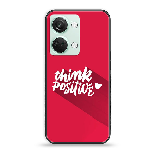 OnePlus Nord 3 5G - Think Positive Design - Premium Printed Glass soft Bumper shock Proof Case