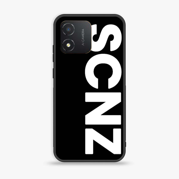 Honor X5 - SCNZ - Premium Printed Glass soft Bumper Shock Proof Case