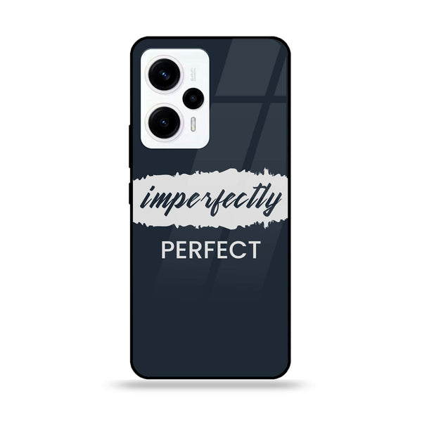Xiaomi Poco F5 - Imperfectly - Premium Printed Glass soft Bumper Shock Proof Case
