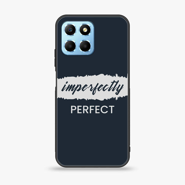 Honor X6 - Imperfectly - Premium Printed Glass soft Bumper Shock Proof Case