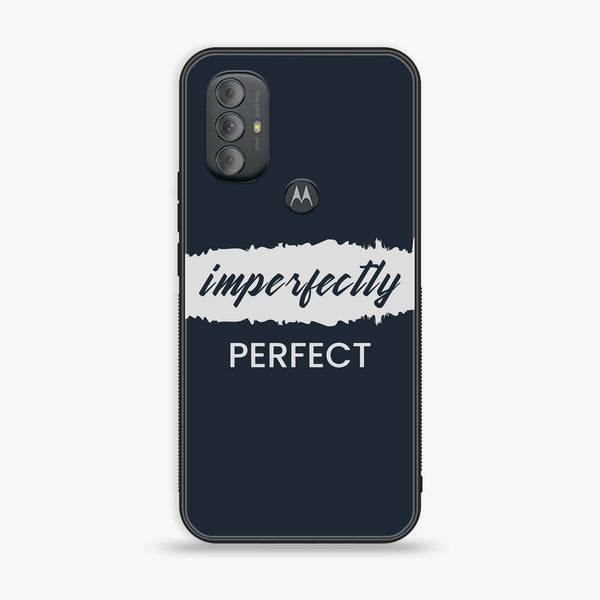 Motorola Moto G Power - Imperfectly - Premium Printed Glass soft Bumper shock Proof Case