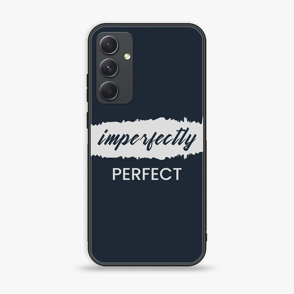 Samsung Galaxy A54 - Imperfectly - Premium Printed Glass soft Bumper Shock Proof Case
