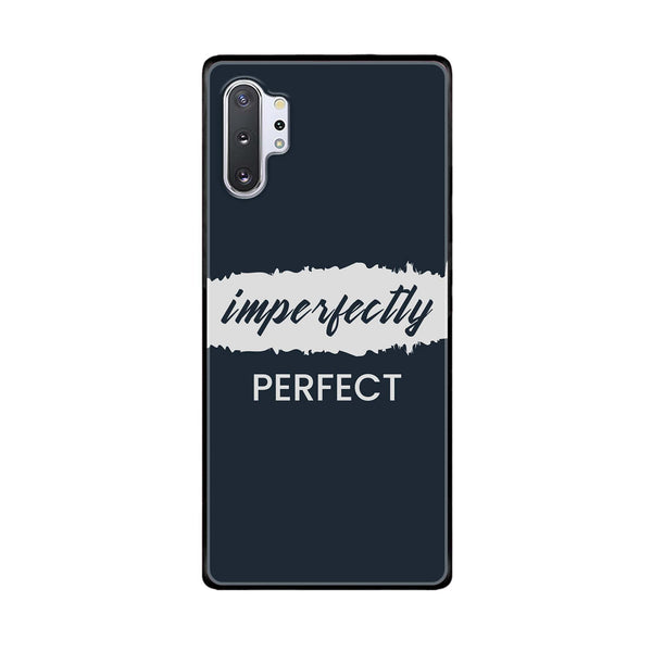 Samsung Galaxy Note 10 Plus - Imperfectly - Premium Printed Glass soft Bumper Shock Proof Case