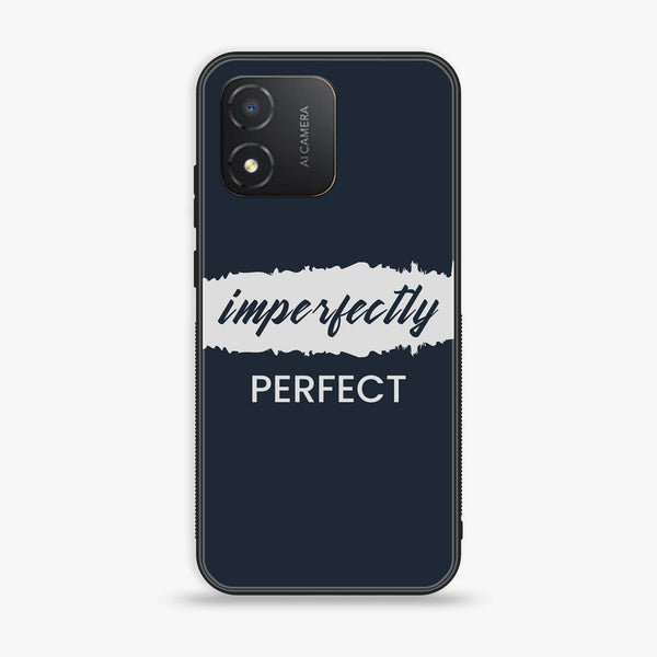 Honor X5 - Imperfectly - Premium Printed Glass soft Bumper Shock Proof Case